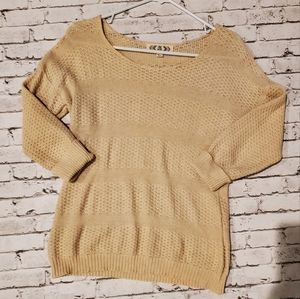 Tan Sweater Size Small
